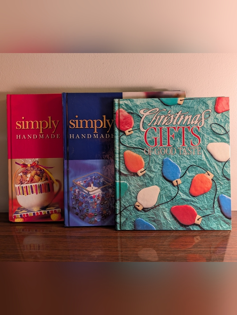 Three Books For Handmaking Gifts and Home Decor